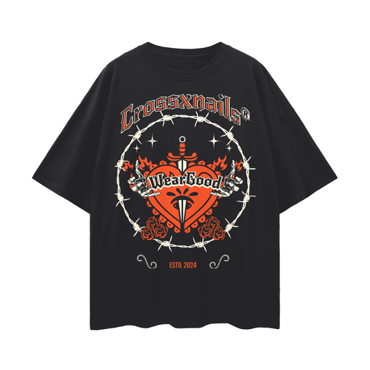 Oversize Weargood Tee - Crossxnails Weargood