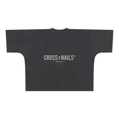 Oversize One-piece Pattern Cut Boxy Tee - 300 GSM - Crossxnails Weargood